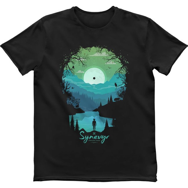 Men's T-shirt "Synevyr", Black, M