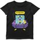 Women's Funny T-shirt “Floppy Grandfa”, Black, M