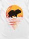 Men's T-shirt "Enjoy, be Capy (Capybara)", White, S