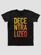 Kid's T-shirt “Decentralized” with Bitcoin Cryptocurrency, Black, XS (110-116 cm)
