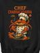 Women's Sweatshirt "Chef Crabracadabra", Black, M