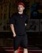 Men&rsquo;s Oversize Suit - Shorts and T-shirt &ldquo;Cyber Cat&rdquo; Black XSS with a Cat