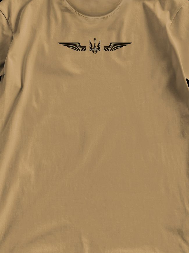 Men's T-shirt "Wings of Liberty 3", Cappuccino, L