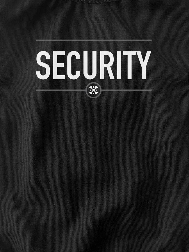 Cat's T-shirt "Security", Black, XS