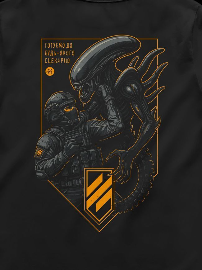 Women's T-shirt "3SAB vs Organisms", Black, M