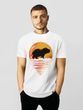 Men's T-shirt "Enjoy, be Capy (Capybara)", White, S