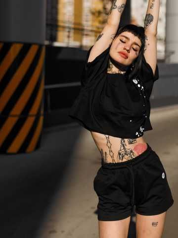 Women's oversized T-shirt Dubhumans Splash - Dubhumans