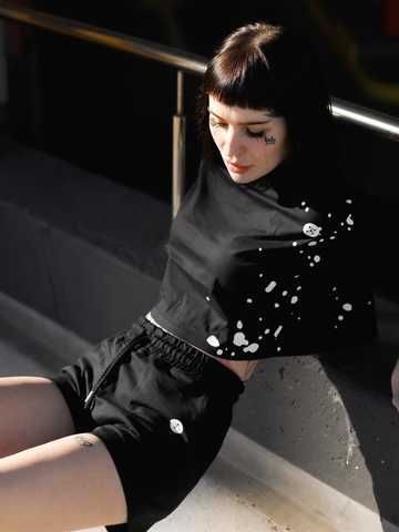Women's oversized T-shirt Dubhumans Splash - Dubhumans
