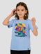 Kid's T-shirt "Stay Strong, be Capy (Capybara)", Light Blue, 3XS (86-92 cm)