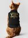 Майка для котів "VIP", Чорний, XS