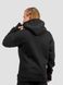 Men's Hoodie "Ethno Music", Black, 2XS