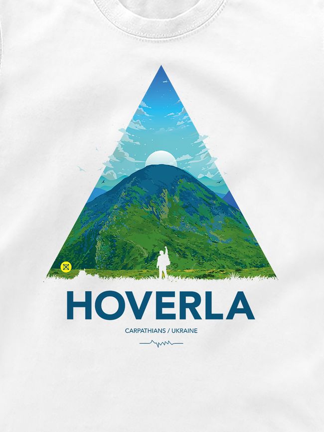 Kid's T-shirt "Hoverla", White, XS (110-116 cm)