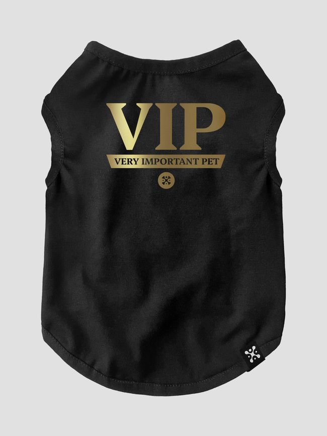 Майка для котів "VIP", Чорний, XS