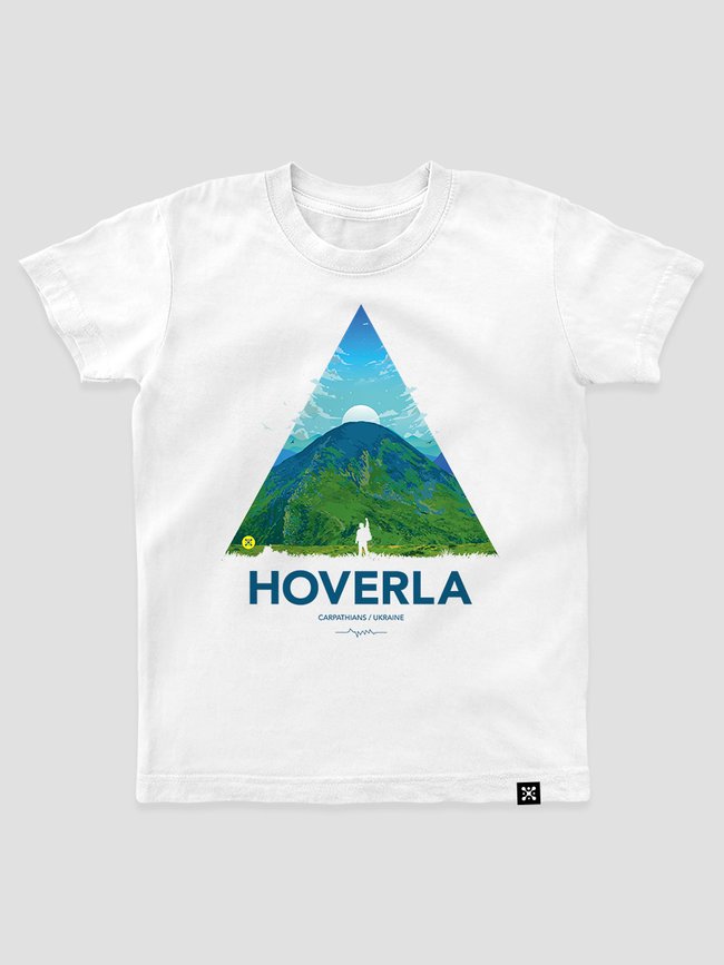 Kid's T-shirt "Hoverla", White, XS (110-116 cm)