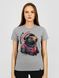 Women's T-shirt "Spacy Capy Mood (Capybara)", Gray, XS