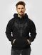 Men's Hoodie "The Owl of Main Directorate of Intelligence", Black, M-L