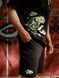 Мужской комплект шорты и футболка оверсайз &ldquo;Japanese Tattoo Cats&rdquo; Черный XSS с котами