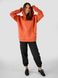 Women's suit hoodie brick orange and pants, Brick orange, M-L, L (108 cm)