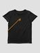 Women's T-shirt "Line (3SAB)", Black, M