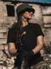 Women's T-shirt "Line (3SAB)", Black, M