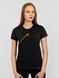 Women's T-shirt "Line (3SAB)", Black, M