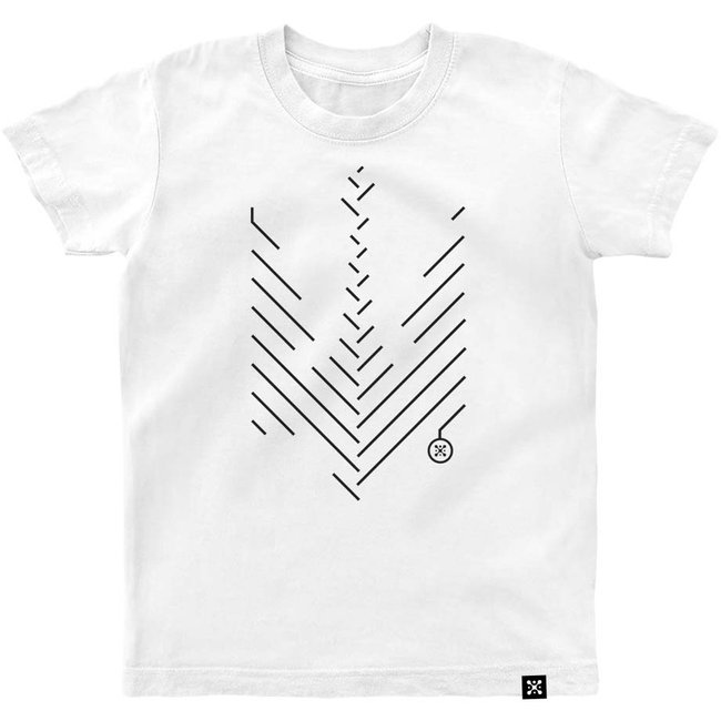 Kid's T-shirt “Minimalistic Trident”, White, XS (5-6 years)