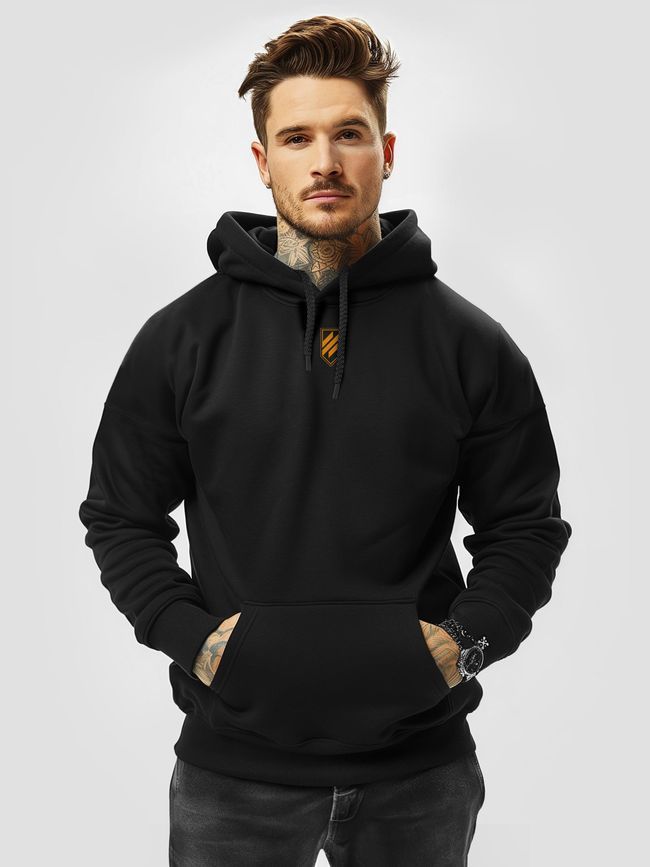 Men's Hoodie "3SAB vs Organisms", Black, M-L