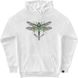 Men's Hoodie "Operation Dragonfly", White, 2XS