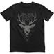 Men's T-shirt "Carpathian Deer", Black (Special Edition), XS
