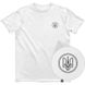Men's T-shirt “Trident of Volodymyr Sviatoslavych”, White, XS