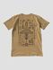 Men's T-shirt "Jet Fighter", Cappuccino, L