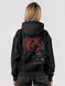 Women's Hoodie "Zombie Apocalypse", Black, M-L