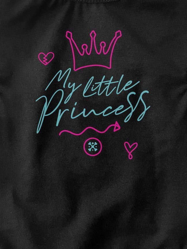 Майка для котів "My Little Princess", Чорний, XS
