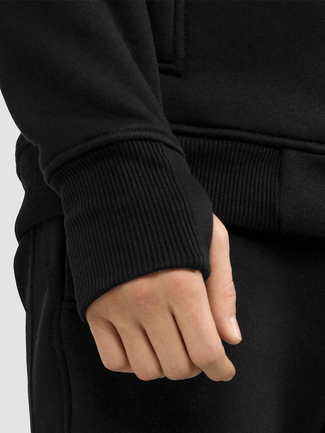 Men's Hoodie "Line (3SAB)", Black, M-L