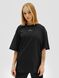 Women's T-shirt Oversize “Angels Out of Business”, Black, XS-S