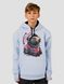 Kid's hoodie "Spacy Capy Mood (Capybara)", Light Blue, XS (110-116 cm)