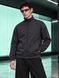 Men&rsquo;s Sweatshirt with Zipper Gray, Grey Melange, M