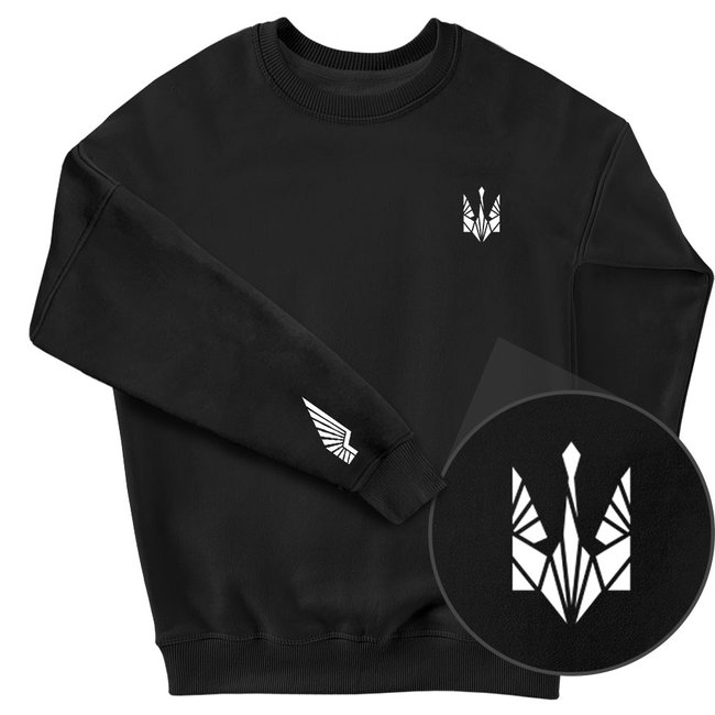 Women's Sweatshirt “Trident Liberty Mini”, Black, M