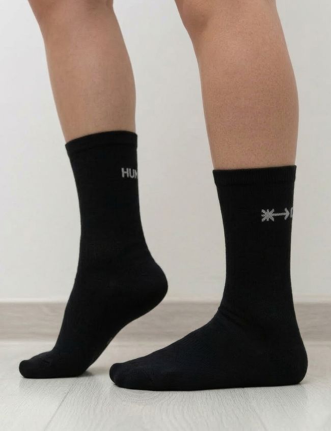Шкарпетки "Pixel" Чорні, Чорний, 35-39