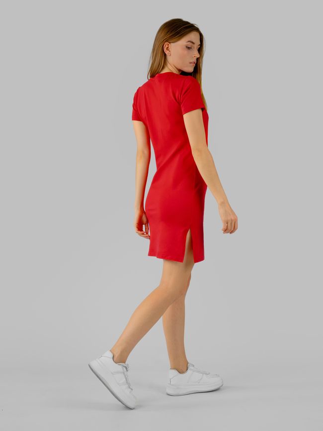 T-shirt dress for women, Red, S