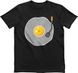 Men's T-shirt "Omlet Vinyl", Black, XS
