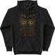 Men's Hoodie "Afterparty Lover", Black (Special Edition), 2XS