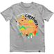 Men's T-shirt "Capybara", Gray, XS
