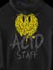 Women's Hoodie "Acid House Staff", Black, M-L