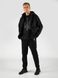 Men's tracksuit set with t-shirt “Minimalistic Trident”, Black, 2XS, XS (104 cm)