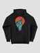 Women's Hoodie &ldquo;Siromanyts&rdquo;, Black, M-L