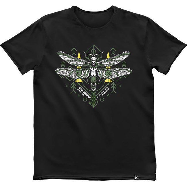 Men's T-shirt "Operation Dragonfly", Black, M