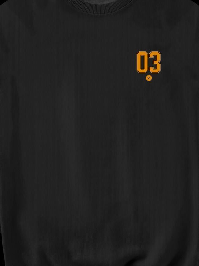 Світшот чоловічий &ldquo;03 (3ОШБр)&rdquo;, Чорний, M