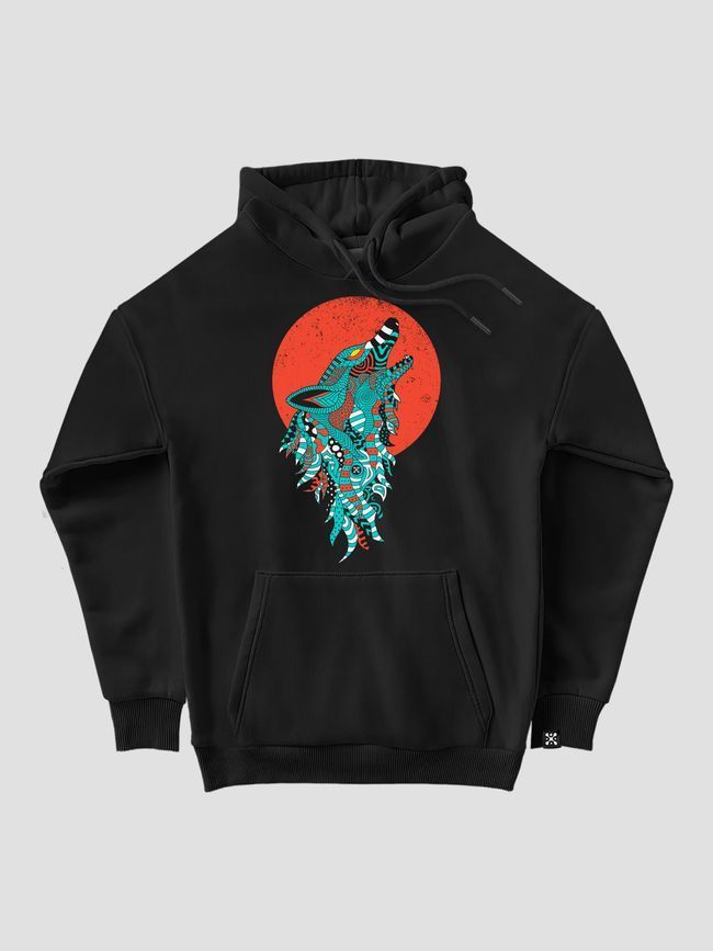 Women's Hoodie &ldquo;Siromanyts&rdquo;, Black, M-L