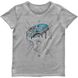 Women's T-shirt "Kissel Brain", Gray melange, XS
